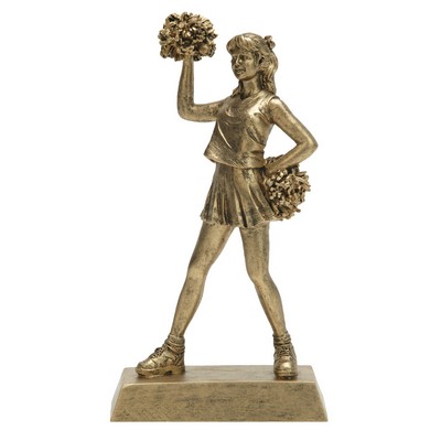 Cheerleader, Female Figure - Large Signature Figurines - 10-1/2" Tall