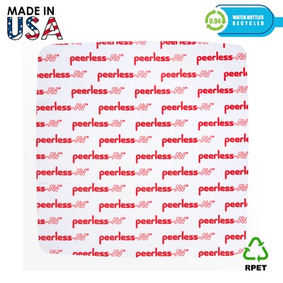 10"x10" RPET Smart Cloth Thin Microfiber Cleaning Cloth for Mobile Devices and Eyewear