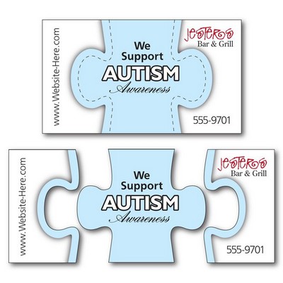 Awareness Magnet - 3-Piece Puzzle Shape (3.5x2) - 25 Mil.