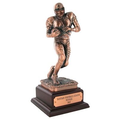 11½" Bronze Football Player Trophy