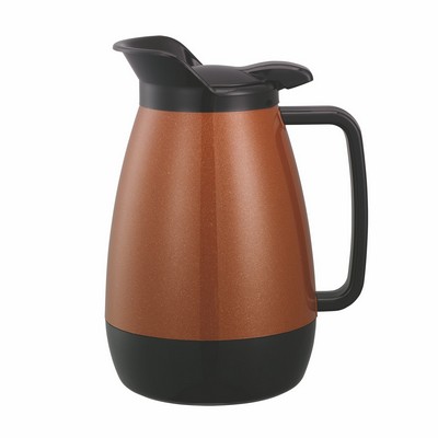 Thermo-Serv® 0.6 Liter Metallic Copper Flip Top Plastic Lined Server