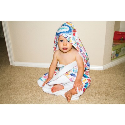 Sublimated Hooded Baby Towel