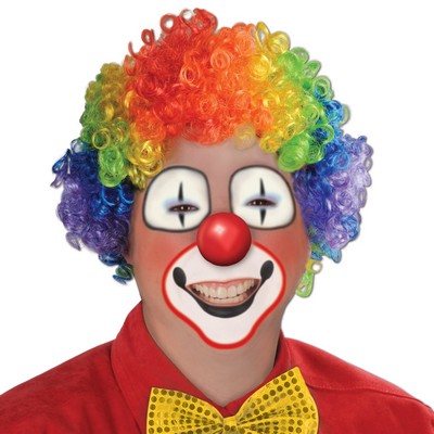 Rainbow Clown Wig