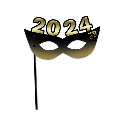 Custom Digital Printed Paper-Stock New Years Masks