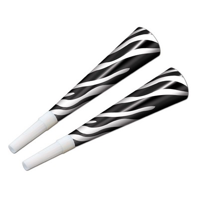 Zebra Print Horns