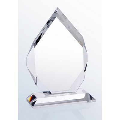 Optical Crystal Classic Diamond, Large (9-3/4"H)