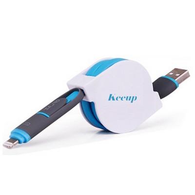 2 In 1 Retractable Charging Cable