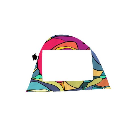 Airdome Wall with Window for 10' Airdome Inflatable tent - Fully Printed