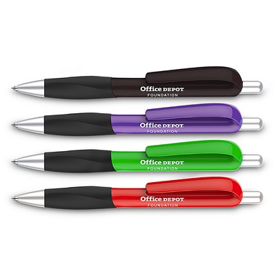 Tri-Tone Click-Action Ballpoint Pen (Shorter Production Time)