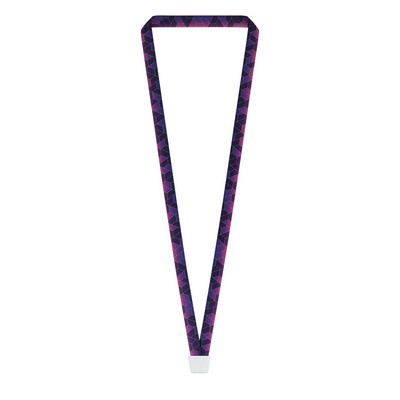 5/8" Pillar™ Vivid Silver Lanyard (Full Color)