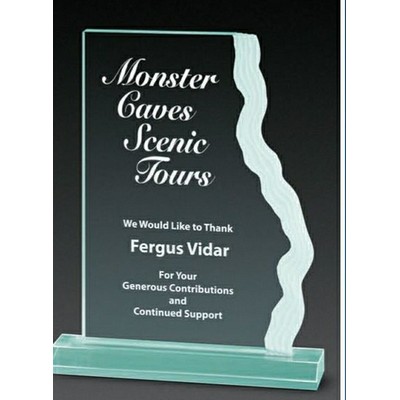 Wave Edge Waterfall Award™ (5½"x7¾")