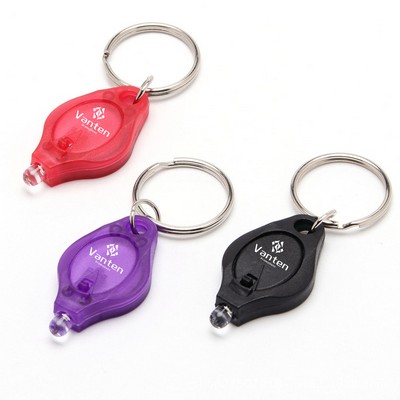 Mini LED Flashlight Keychain