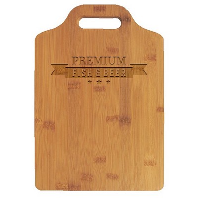 Bamboo Board with Handle, 13" x 9"