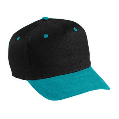 6 Panel Relaxed Suede Visor Cap