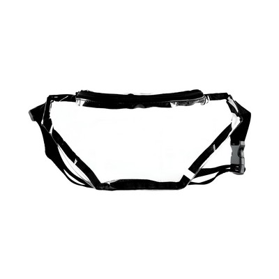 PVC Translucent Clear Waist Bag Fanny Pack