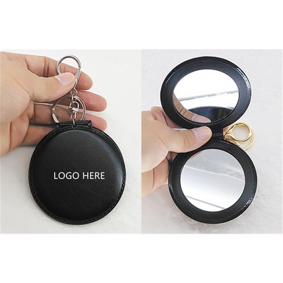 Compact Mirror Keychain