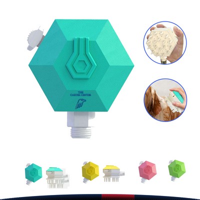 Hexagon Pet Shampoo Brush