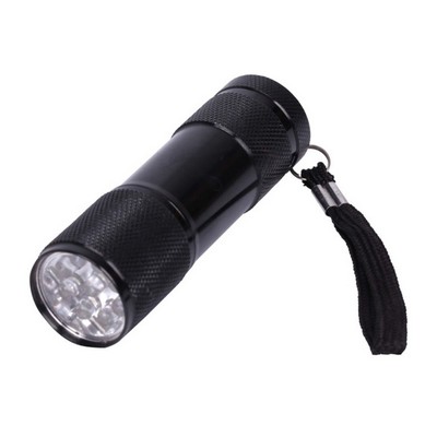 Aluminum 9-LED Flashlight