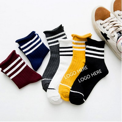 Three Stripe Socks