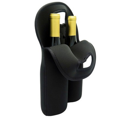 Neoprene Wine Bottle Holder Bag (2 Bottle)