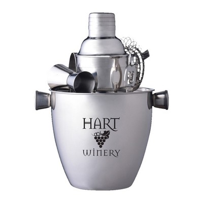 6-Piece Bucket Cocktail Set (Stainless Steel)