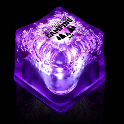 Digi-Printed Purple Lited Ice Cube