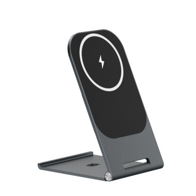 Foldable Aluminum Alloy Magnetic Wireless Charger Stand