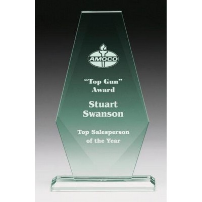 Corporate Sail Glass Award, 12 1/4"H