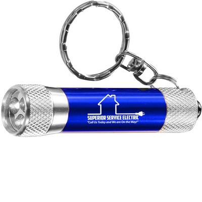 Metal LED Flashlight Keychains