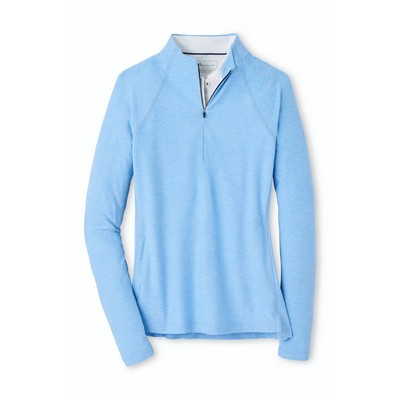 Peter Millar Women's Melange Raglan Sleeve Perth Layer Quarter-Zip