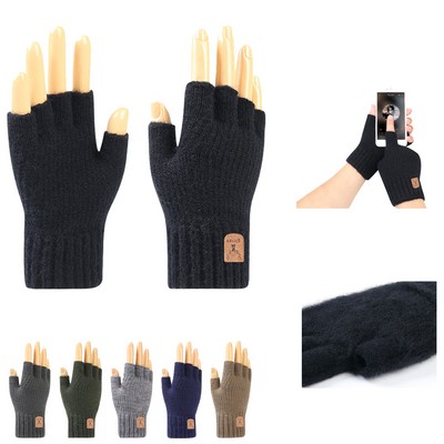 Winter Half Finger Glove