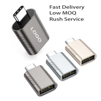 Zinc Alloy USB 3.2 Type A to Type C Adapter/Converter