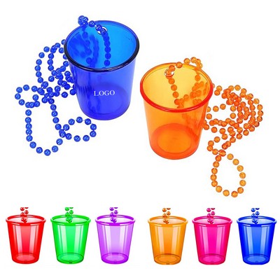 Shot Glass Bead Necklace - 1.5 oz.