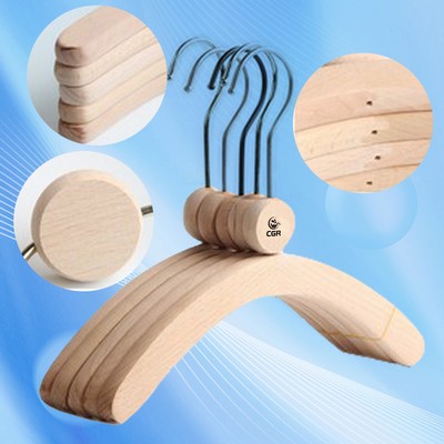 Rotating Metal-Hooked Wooden Kids Hanger