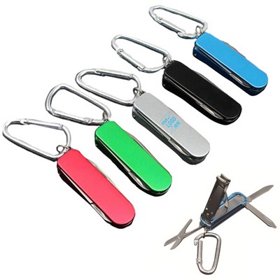 Multifunctional Nail Clipper Keychain