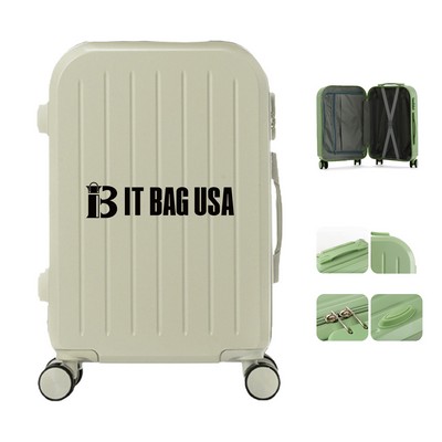 20" Abs+Pc Carry On Luggage With Lock