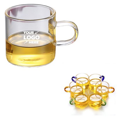 Glass Coffee Mug with Handle