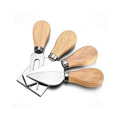 Cheese Connoisseur's Delight: 4-Piece Set of Premium Tools