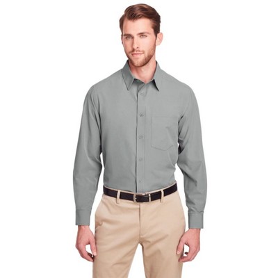 UltraClub Men's Bradley Performance Woven Shirt