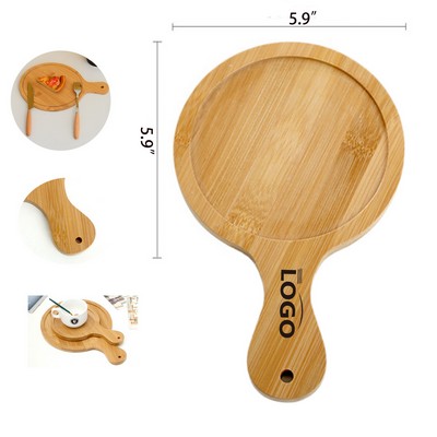 Solid Wood Cutting Board Round Pizza Pan