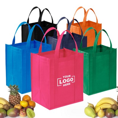 Full Color Customizable Non-Woven Shopper Tote Bag