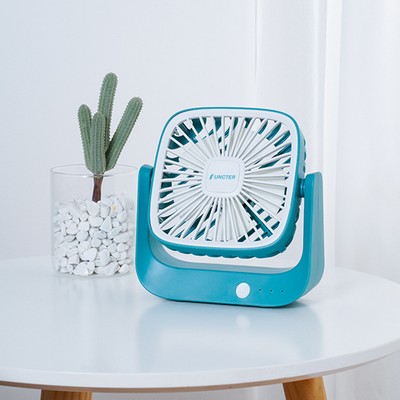 Portable Rechargeable Desktop Mini Table Handheld Fan-Size S