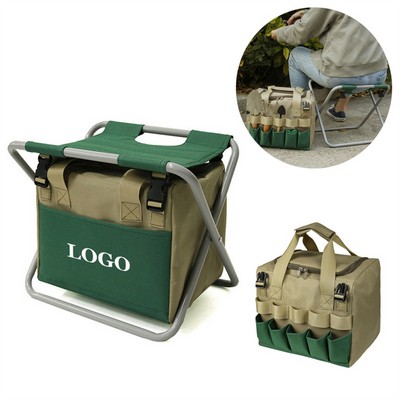 Removable Polyester Canvas Tool Bag Stool