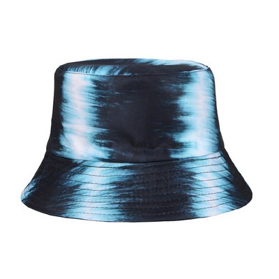 #8 Tie-dye Pattern Basin Cap Bucket Hat