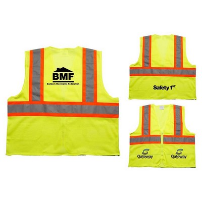 ANSI 2 Tri Color Safety Vest