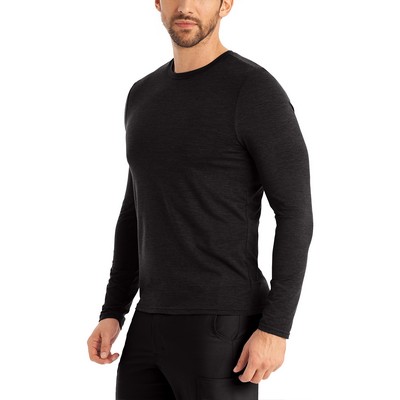 Landau - Forward - Men's Long-Sleeve Crew Neck Underscrub Tee