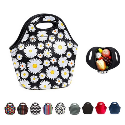 Portable Waterproof Neoprene Lunch Tote Bag