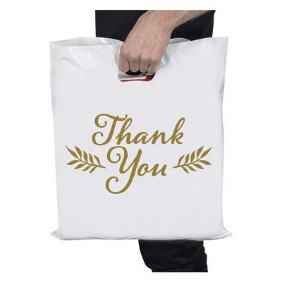 17.7"x21.7" 2.4mil Merchandise Bags with Die Cut Handles for Boutique Bag Shopping Cloth Bags