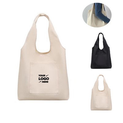 Canvas Tote Bag With Pockets