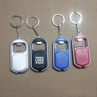 Bottle Opener Key Chain with LED